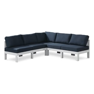 Meridian Furniture Nizuc Navy Outdoor Patio Modular Sectional