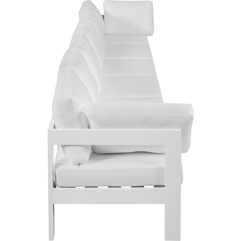 Meridian Furniture Nizuc White Outdoor Patio Modular Sofa