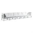 Meridian Furniture Nizuc White Outdoor Patio Modular Sofa