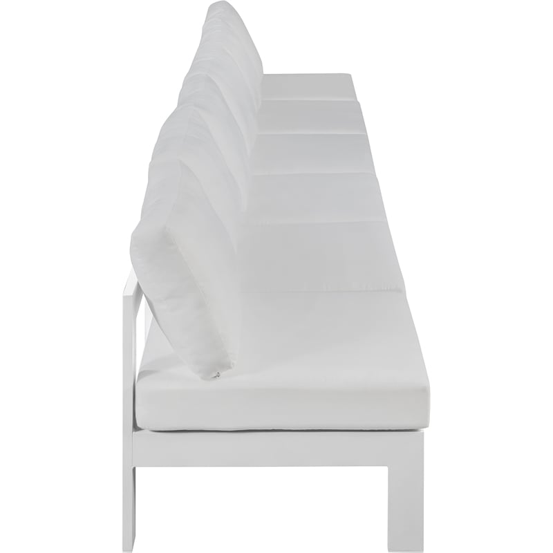 Meridian Furniture Nizuc White Outdoor Patio Modular Sofa
