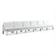 Meridian Furniture Nizuc White Outdoor Patio Modular Sofa