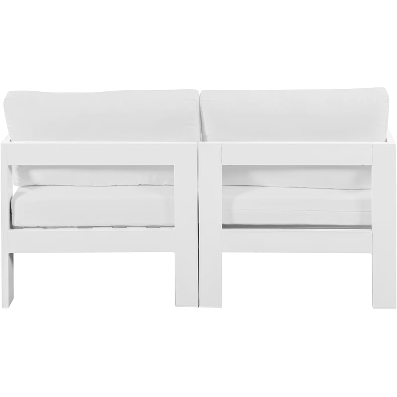 Meridian Furniture Nizuc White Outdoor Patio Modular Sofa