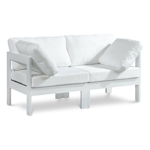 Meridian Furniture Nizuc White Outdoor Patio Modular Sofa