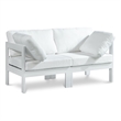Meridian Furniture Nizuc White Outdoor Patio Modular Sofa
