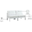 Meridian Furniture Nizuc White Outdoor Patio Modular Sofa