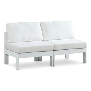Meridian Furniture Nizuc White Outdoor Patio Modular Sofa