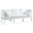 Meridian Furniture Nizuc White Outdoor Patio Modular Sofa