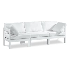 Meridian Furniture Nizuc White Outdoor Patio Modular Sofa