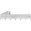 Meridian Furniture Nizuc White Outdoor Patio Modular Sectional