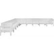 Meridian Furniture Nizuc White Outdoor Patio Modular Sectional
