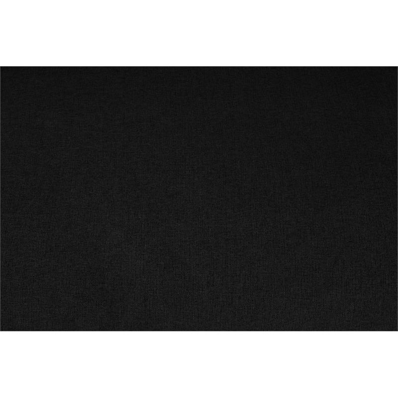 Meridian Furniture Serene Black Linen Fabric Deluxe Modular Sectional