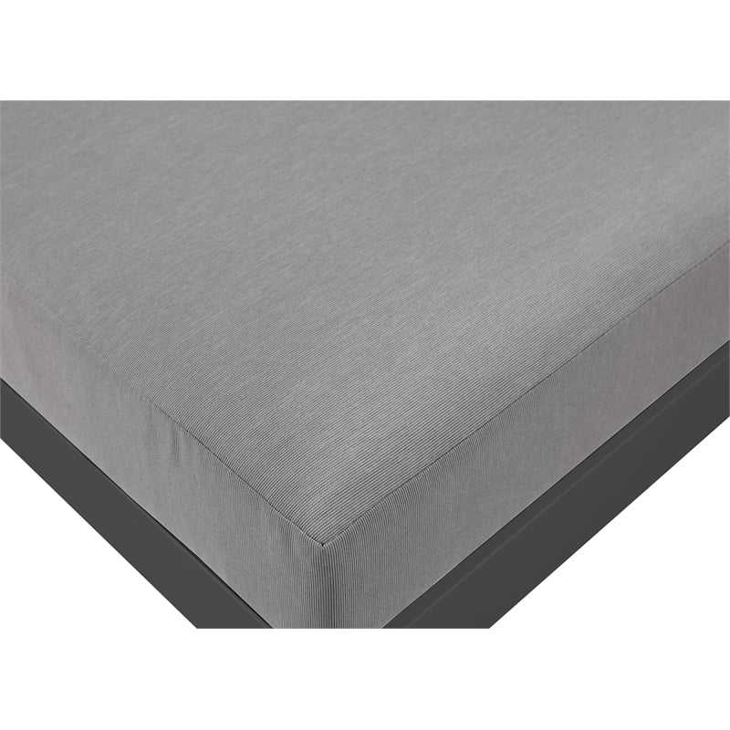 Meridian Furniture Nizuc Grey Outdoor Patio Modular Sectional