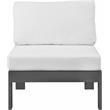 Meridian Furniture Nizuc White Outdoor Patio Armless Chair