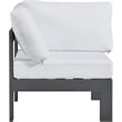 Meridian Furniture Nizuc White Outdoor Patio Corner Chair