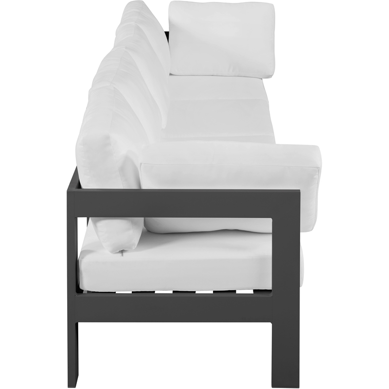 Meridian Furniture Nizuc White Outdoor Patio Modular Sofa