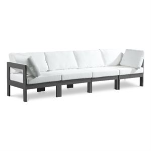 Meridian Furniture Nizuc White Outdoor Patio Modular Sofa