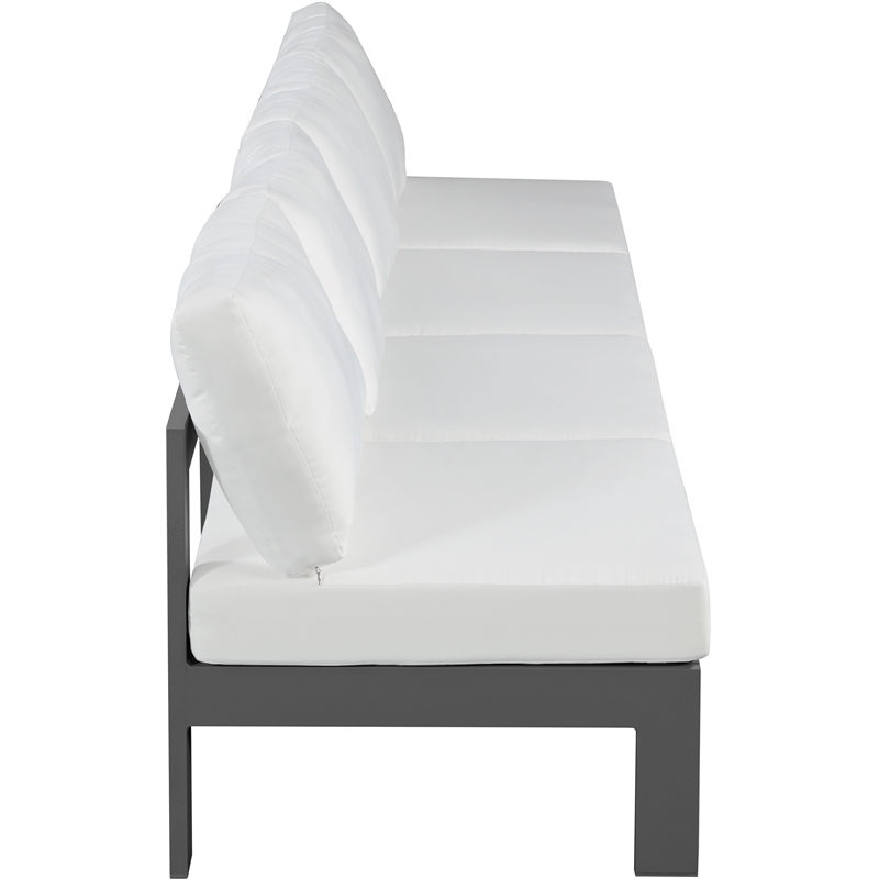 Meridian Furniture Nizuc White Outdoor Patio Modular Sofa