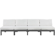 Meridian Furniture Nizuc White Outdoor Patio Modular Sofa