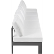 Meridian Furniture Nizuc White Outdoor Patio Modular Sofa
