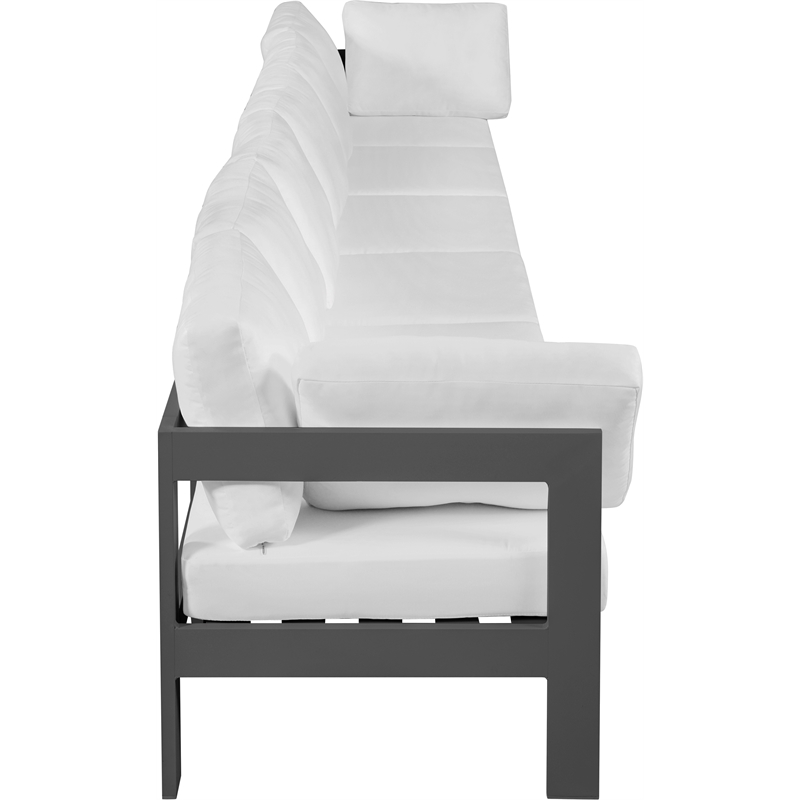 Meridian Furniture Nizuc White Outdoor Patio Modular Sofa