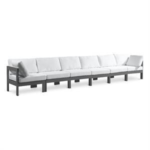 Meridian Furniture Nizuc White Outdoor Patio Modular Sofa