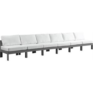 Meridian Furniture Nizuc White Outdoor Patio Modular Sofa