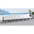 Meridian Furniture Nizuc White Outdoor Patio Modular Sofa