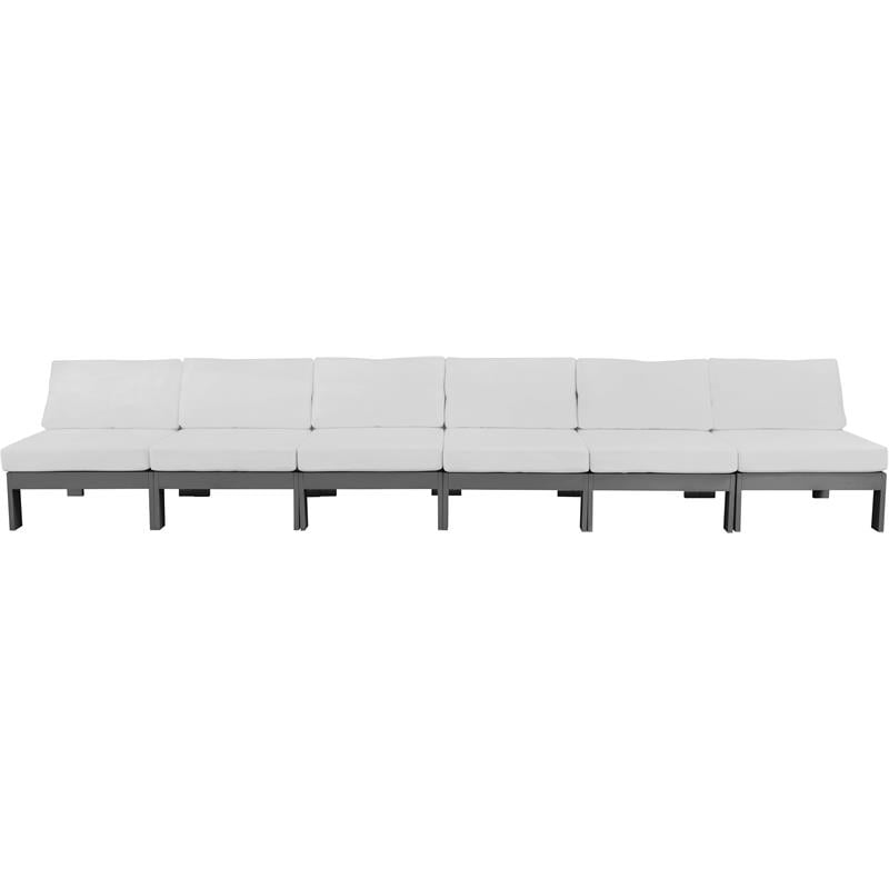 Meridian Furniture Nizuc White Outdoor Patio Modular Sofa