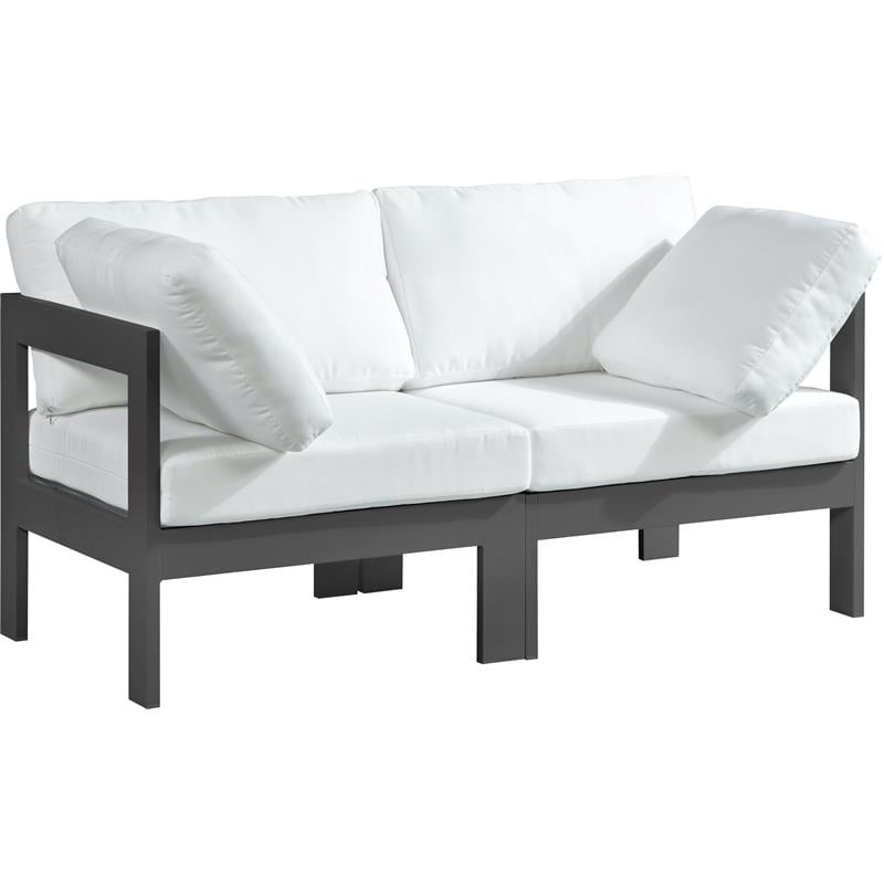 Meridian Furniture Nizuc White Outdoor Patio Modular Sofa