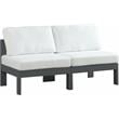 Meridian Furniture Nizuc White Outdoor Patio Modular Sofa