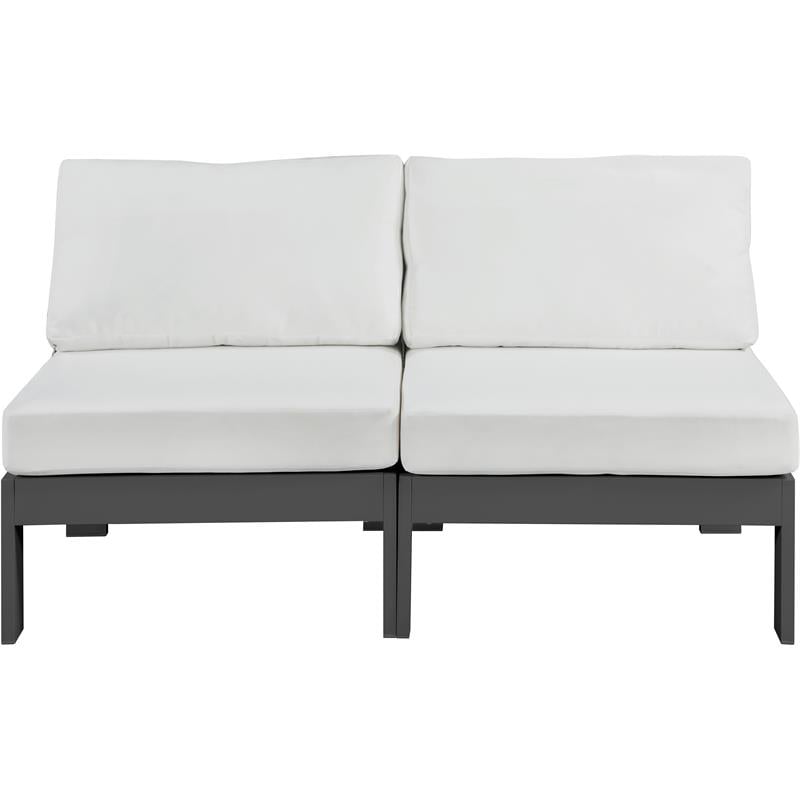 Meridian Furniture Nizuc White Outdoor Patio Modular Sofa