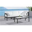 Meridian Furniture Nizuc White Outdoor Patio Modular Sofa