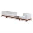 Meridian Furniture Rio Off White Water Resisting Fabric Modular Sofa