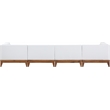 Meridian Furniture Rio Off White Water Resisting Fabric Modular Sofa
