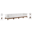 Meridian Furniture Rio Off White Water Resisting Fabric Modular Sofa