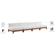 Meridian Furniture Rio Off White Water Resisting Fabric Modular Sofa