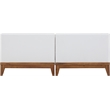 Meridian Furniture Rio Off White Water Resisting Fabric Modular Sofa