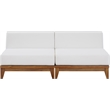 Meridian Furniture Rio Off White Water Resisting Fabric Modular Sofa
