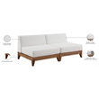 Meridian Furniture Rio Off White Water Resisting Fabric Modular Sofa