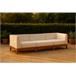 Meridian Furniture Rio Off White Water Resisting Fabric Modular Sofa