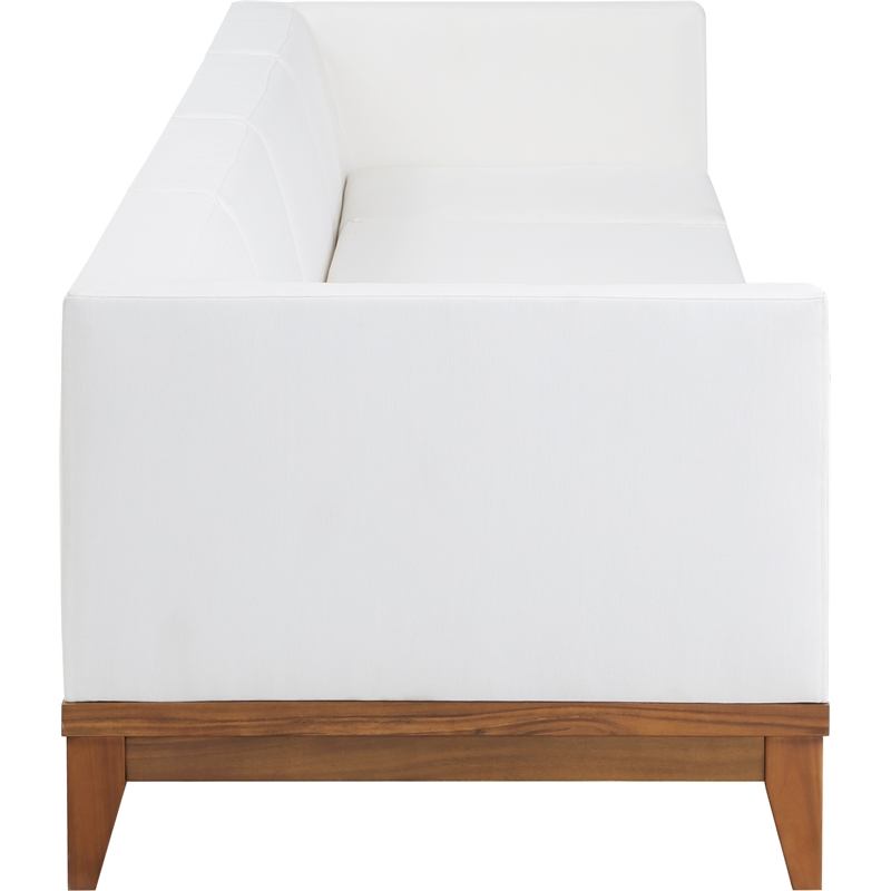 Meridian Furniture Rio Off White Water Resisting Fabric Modular Sofa
