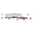 Meridian Furniture Rio Off White Water Resisting Fabric Modular Sectional