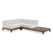 Meridian Furniture Rio Off White Water Resisting Fabric Modular Sectional