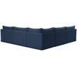 Meridian Furniture Jacob Navy Velvet Modular Sectional