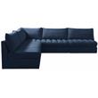 Meridian Furniture Jacob Navy Velvet Modular Sectional