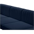 Meridian Furniture Alina Navy Velvet Corner Chair
