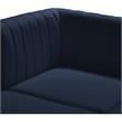 Meridian Furniture Alina Navy Velvet Modular Sectional
