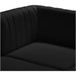 Meridian Furniture Alina Black Velvet Modular Sectional
