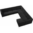 Meridian Furniture Alina Black Velvet Modular Sectional