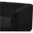 Meridian Furniture Alina Black Velvet Modular Sectional